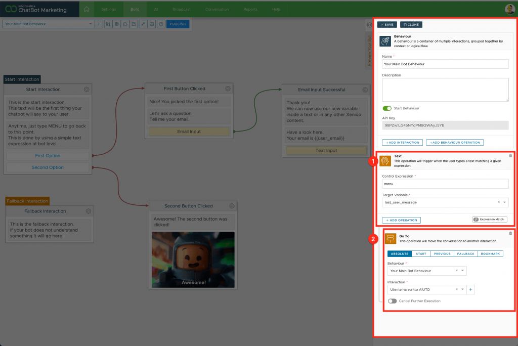 chatbot flow designer