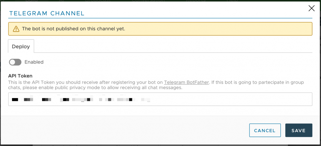 telegram chatbot channel
