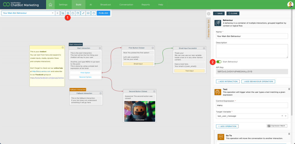 chatbot flow designer