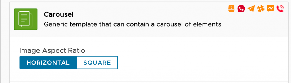 carousel chatbot