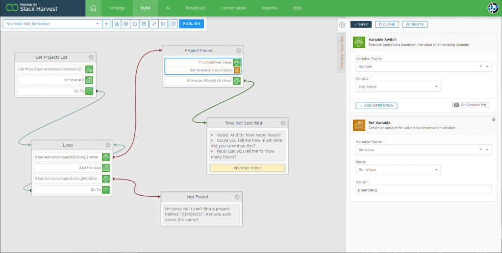 flow editor of xenioo