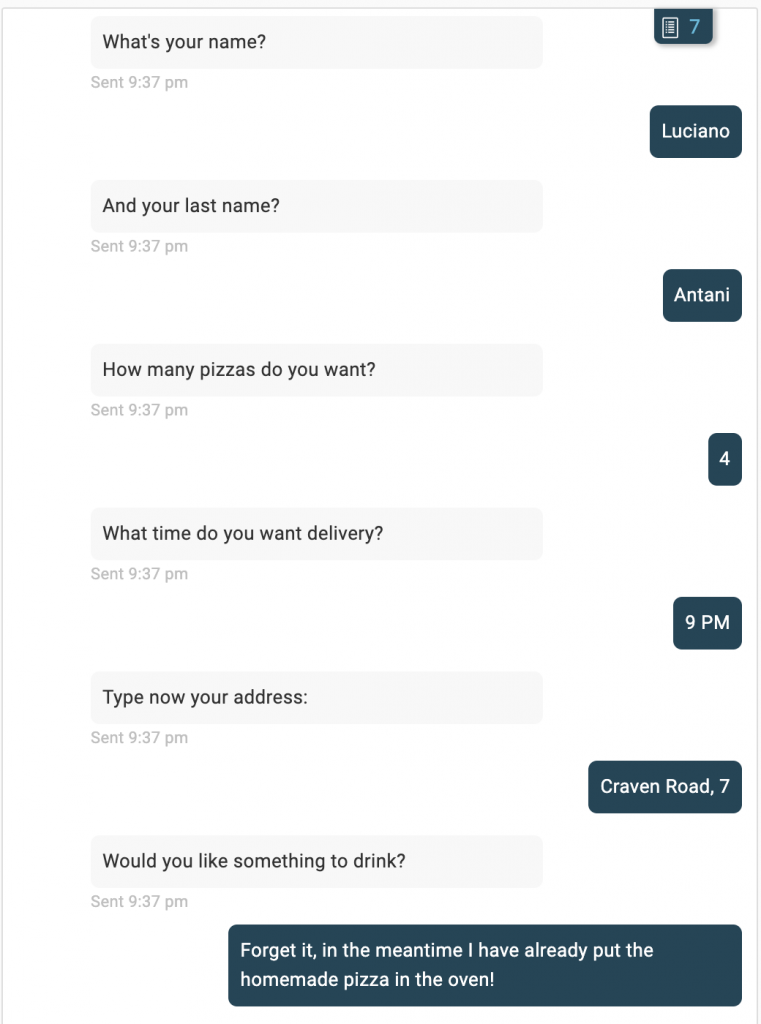 chatbot conversation